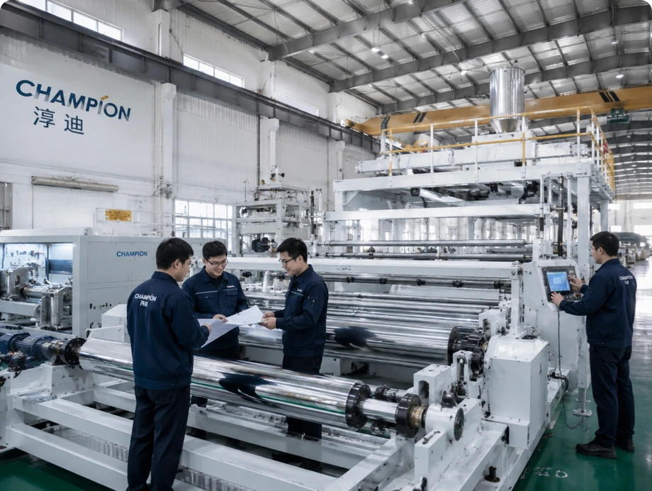 Equipment assembly and commissioning at the CHAMPION Changxing manufacturing base